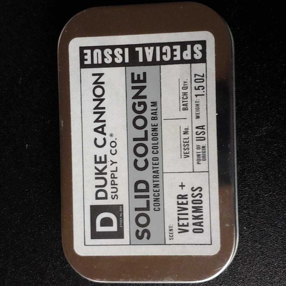 Duke Canon special issue solid cologne